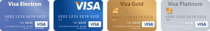 Оплата банковскими картами VISA